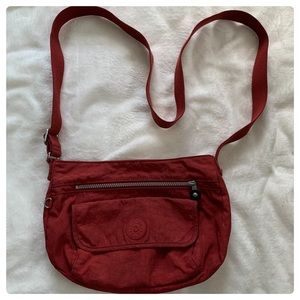 Kipling red crossbody bag